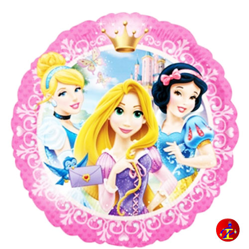 Palloncino mylar Principesse Happy Birthday 45cm – Palloncini On Line