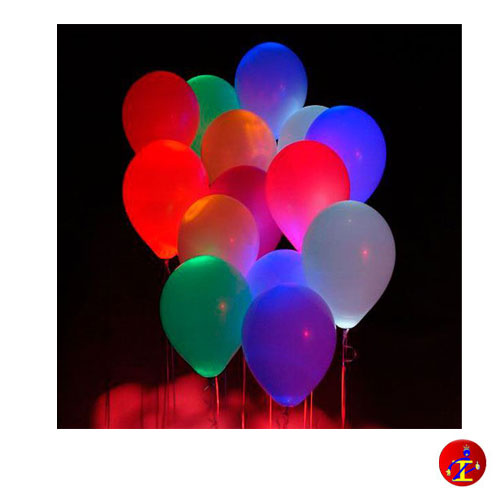 Led per palloncini, luce multicolor lampeggiante - 100pz
