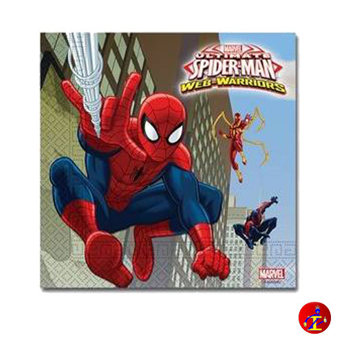 SPIDERMAN – tovagliolo 33×33 – Palloncini On Line