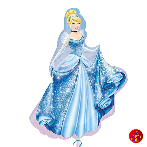 Palloncino 18 mylar Cuore Principesse Disney