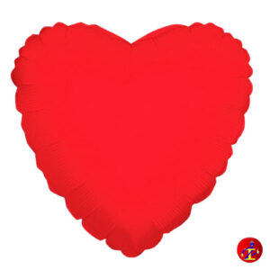 palloncino mylar cuore rosso ideale per allestimenti di san valentino ma utile tutto l'anno per feste di compleanno, eventi, dichiarazioni d'amore. Palloncino mylar valvolato gonfiabile sia ad aria che ad elio. Misura 18 pollici, 45 cm.